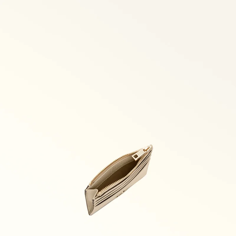 Furla Beige Camelia Card Case Ballerina I Small for Women | Best Price UAE